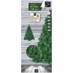 Féérie Lights & Christmas Sapin de Noël Nebraska spruce 150 cm Objets de décoration Couleur Vert -Christmas Soldes Boutique 18618050 500 C