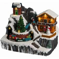 Féérie Lights & Christmas Village de Noël le Chalet Objets de décoration Couleur Blanc