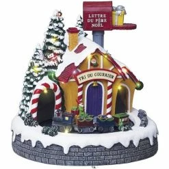 Féérie Lights & Christmas Village de Noël la Poste du Père Noël Objets de décoration Couleur Rouge