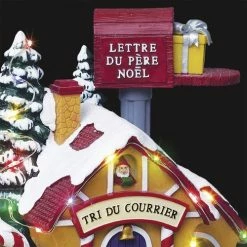 Féérie Lights & Christmas Village de Noël la Poste du Père Noël Objets de décoration Couleur Rouge -Christmas Soldes Boutique 18643093 500 C