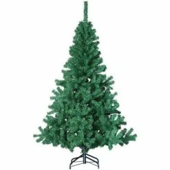 Féérie Lights & Christmas Sapin de Noël Élégant Vert 210 cm Objets de décoration Couleur Blanc