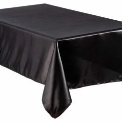 Féérie Lights & Christmas Nappe Satin - 140 x 240 cm Objets de décoration Couleur Noir