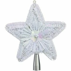 Féérie Lights & Christmas Cimier pour sapin de Noël - H.23 cm Objets de décoration Couleur Blanc