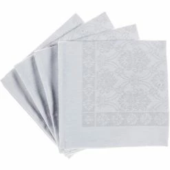 Féérie Lights & Christmas 4 Services de table Jacquard Objets de décoration Couleur Blanc