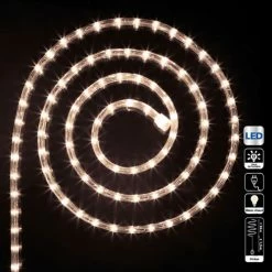 Féérie Lights & Christmas Guirlande tube LED d'extérieur - 24 m Objets de décoration Couleur Blanc
