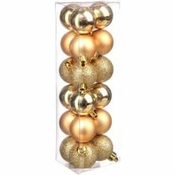 Féérie Lights & Christmas Kit déco pour sapin de Noël - 18 Pièces - Or Objets de décoration Couleur Doré