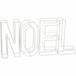 Féérie Lights & Christmas Décoration lettres Noël - 29 x 4 x 15 cm Objets de décoration Couleur Blanc