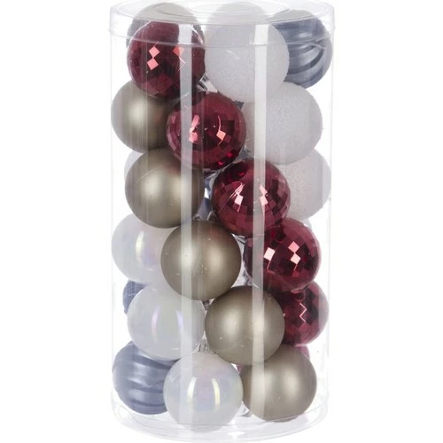 Féérie Lights & Christmas Kit déco pour sapin de Noël - 30 Pièces Objets de décoration Couleur Blanc 3 Féérie Lights & Christmas Kit déco pour sapin de Noël - 30 Pièces Objets de décoration Couleur Blanc