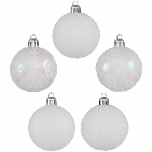 Féérie Lights & Christmas Kit déco pour sapin de Noël - 5 Pièces Objets de décoration Couleur Blanc 4 Féérie Lights & Christmas Kit déco pour sapin de Noël - 5 Pièces Objets de décoration Couleur Blanc – Image 2