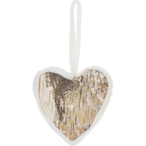 Féérie Lights & Christmas Décoration pour sapin de Noël en bois Laine - Cœur Objets de décoration Couleur Marron 3 Féérie Lights & Christmas Décoration pour sapin de Noël en bois Laine - Cœur Objets de décoration Couleur Marron