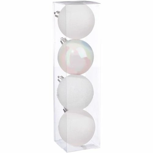 Féérie Lights & Christmas Kit déco pour sapin de Noël - 4 Pièces Objets de décoration Couleur Blanc 3 Féérie Lights & Christmas Kit déco pour sapin de Noël - 4 Pièces Objets de décoration Couleur Blanc