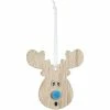 Féérie Lights & Christmas Décoration pour sapin de Noël en bois - Tête de renne Objets de décoration Couleur Bleu -Christmas Soldes Boutique 20970663 500 A