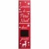 Féérie Lights & Christmas Calendrier de l'Avent Pancarte en bois Objets de décoration Couleur Rouge