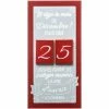 Féérie Lights & Christmas Calendrier de l'Avent en bois à suspendre Jeanne Objets de décoration Couleur Rouge