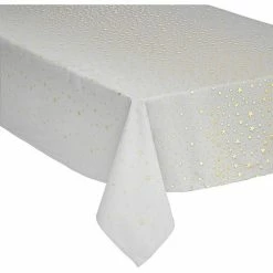 Féérie Lights & Christmas Nappe design étoiles de Noël Objets de décoration Couleur Blanc