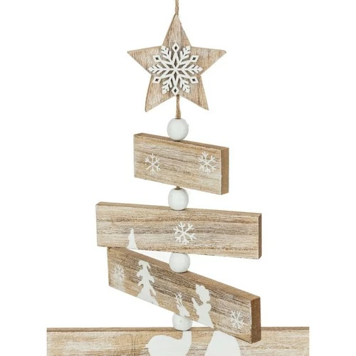 Féérie Lights & Christmas Déco sapin de Noël articulée en bois Sapin Objets de décoration Couleur Marron 4 Féérie Lights & Christmas Déco sapin de Noël articulée en bois Sapin Objets de décoration Couleur Marron – Image 2