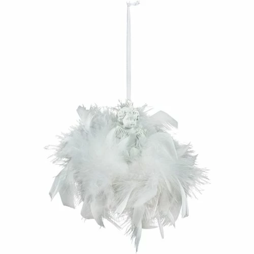 Féérie Lights & Christmas Déco sapin de Noël design plume Dahlia Objets de décoration Couleur Blanc 3 Féérie Lights & Christmas Déco sapin de Noël design plume Dahlia Objets de décoration Couleur Blanc