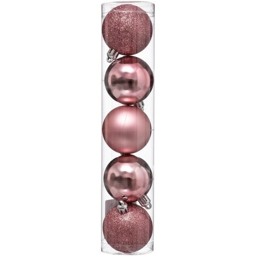 Féérie Lights & Christmas Kit déco pour sapin de Noël - 5 Pièces Objets de décoration Couleur Rose 3 Féérie Lights & Christmas Kit déco pour sapin de Noël - 5 Pièces Objets de décoration Couleur Rose