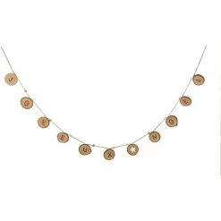 Féérie Lights & Christmas Guirlande de Noël design rondin Jeanne Objets de décoration Couleur Blanc