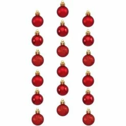 Féérie Lights & Christmas Kit déco pour sapin de Noël - 18 Pièces Objets de décoration Couleur Rouge 7 Féérie Lights & Christmas Kit déco pour sapin de Noël - 18 Pièces Objets de décoration Couleur Rouge -Christmas Soldes Boutique 20970910 500 C