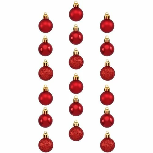 Féérie Lights & Christmas Kit déco pour sapin de Noël - 18 Pièces Objets de décoration Couleur Rouge 5 Féérie Lights & Christmas Kit déco pour sapin de Noël - 18 Pièces Objets de décoration Couleur Rouge – Image 3