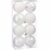 Féérie Lights & Christmas Kit de décorations pour sapin de noël - 8 Pièces Objets de décoration Couleur Blanc