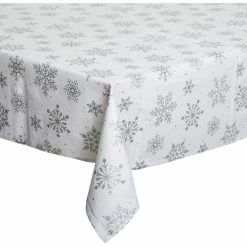 Féérie Lights & Christmas Nappe flocons de Noël Fantasy Objets de décoration Couleur Blanc
