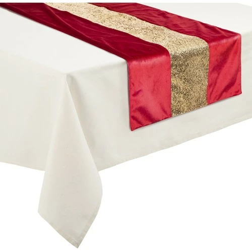 Féérie Lights & Christmas Chemin de table Noël effet velours Colorama Objets de décoration Couleur Rouge 3 Féérie Lights & Christmas Chemin de table Noël effet velours Colorama Objets de décoration Couleur Rouge