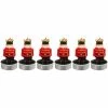 Féérie Lights & Christmas 6 Bougies de Noël chauffe plat Casse-Noisette Objets de décoration Couleur Rouge