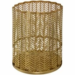 Féérie Lights & Christmas Photophore de Noël design métal ajouré Colorama Objets de décoration Couleur Doré