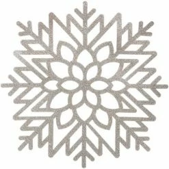 Féérie Lights & Christmas Set de table de Noël design Flocon Objets de décoration Couleur Doré