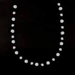 Féérie Lights & Christmas Guirlande de Noël boule de neige Xmas - L. 170 cm Objets de décoration Couleur Blanc