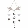 Féérie Lights & Christmas Décoration de Noël à suspendre en bois Terre sauvage Objets de décoration Couleur Beige