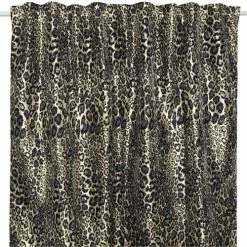 Féérie Lights & Christmas Rideau design léopard Jungle électro Décorations textile Couleur Noir