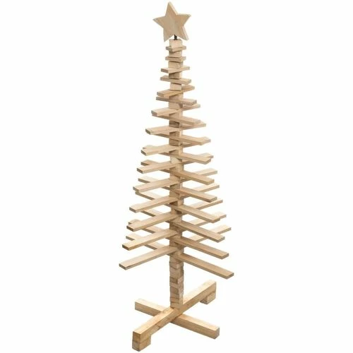 Féérie Lights & Christmas Sapin de Noël en bois articulé Lodge - H. 120 cm Objets de décoration Couleur Marron 3 Féérie Lights & Christmas Sapin de Noël en bois articulé Lodge - H. 120 cm Objets de décoration Couleur Marron