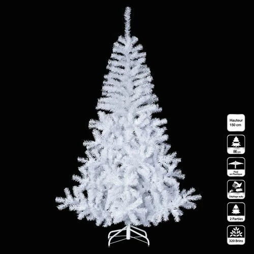 Féérie Lights & Christmas Sapin de noël Luxe - 1,5 m Objets de décoration Couleur Blanc 3 Féérie Lights & Christmas Sapin de noël Luxe - 1,5 m Objets de décoration Couleur Blanc