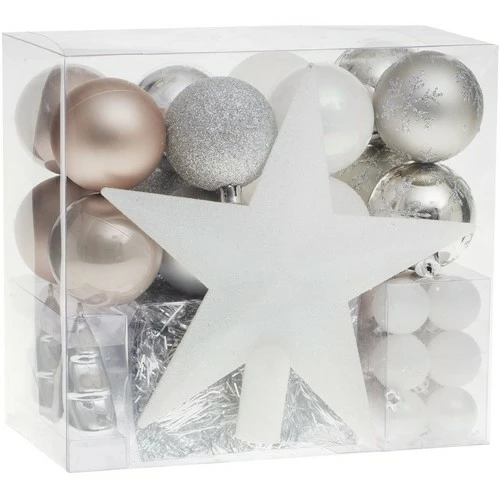 Féérie Lights & Christmas Kit déco pour sapin de Noël - 44 Pièces Objets de décoration Couleur Taupe 3 Féérie Lights & Christmas Kit déco pour sapin de Noël - 44 Pièces Objets de décoration Couleur Taupe