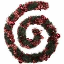 Féérie Lights & Christmas Guirlande de Noël effet branche de sapin Objets de décoration Couleur Rouge