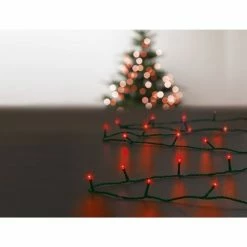 Féérie Lights & Christmas Guirlande d'extérieur 50 mètres - 500 LED - Rouge et vert Objets de décoration Couleur Rouge