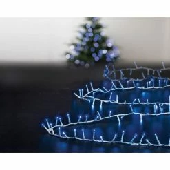 Féérie Lights & Christmas Guirlande Boa d'extérieur 25 mètres - 1000 LED - Bleu Objets de décoration Couleur Bleu
