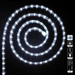 Féérie Lights & Christmas Guirlande tube LED d'extérieur - 24 m Objets de décoration Couleur Transparent