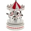 Féérie Lights & Christmas Village de Noël Carrousel musical Objets de décoration Couleur Blanc