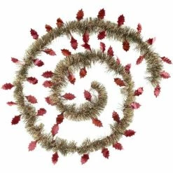 Féérie Lights & Christmas Guirlande de Noël Fine Feuille Objets de décoration Couleur Doré