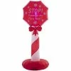 Féérie Lights & Christmas Pancarte Gonflable Stop Objets de décoration Couleur Rouge