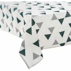 Féérie Lights & Christmas Nappe Imprimée Motif Lodge Linge de maison Couleur Écru