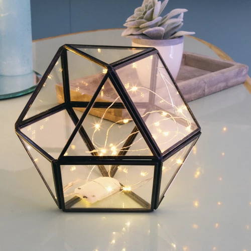 Féérie Lights & Christmas FACETS LANTERN Luminaires Couleur Noir 4 Féérie Lights & Christmas FACETS LANTERN Luminaires Couleur Noir – Image 2