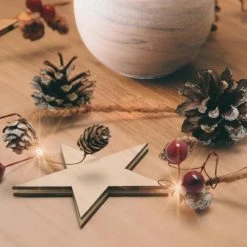 Féérie Lights & Christmas WOODY Objets de décoration Couleur Rouge