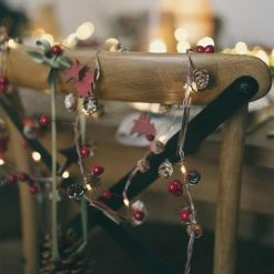 Féérie Lights & Christmas WOODY Objets de décoration Couleur Rouge -Christmas Soldes Boutique 22760401 500 B