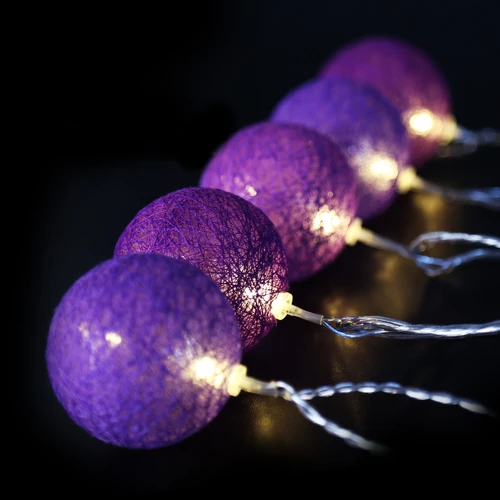 Féérie Lights & Christmas WOOL Objets de décoration Couleur Violet 3 Féérie Lights & Christmas WOOL Objets de décoration Couleur Violet