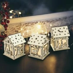 Féérie Lights & Christmas HOUSE TRIO Objets de décoration Couleur Autres -Christmas Soldes Boutique 22881704 500 B